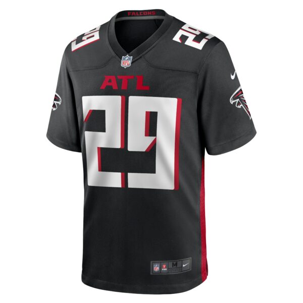 Men’s Atlanta Falcons Micah Abernathy Nike Black Team Game Jersey