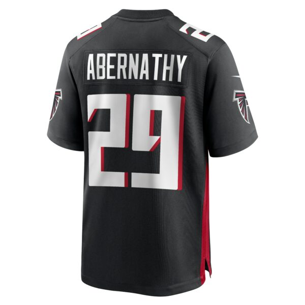 Men’s Atlanta Falcons Micah Abernathy Nike Black Team Game Jersey