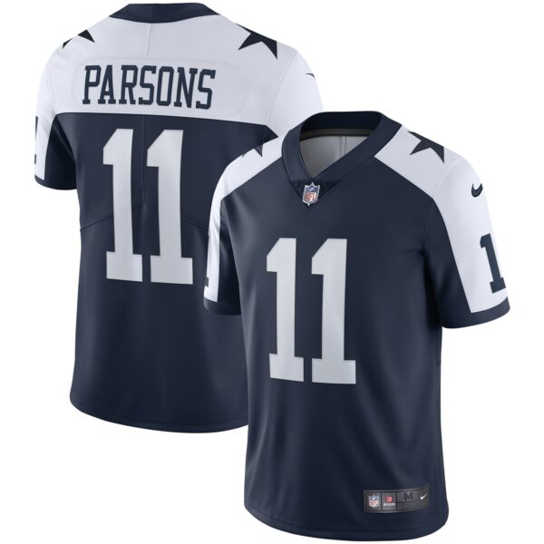 Men’s Dallas Cowboys Micah Parsons Nike Navy Alternate Vapor Limited Jersey