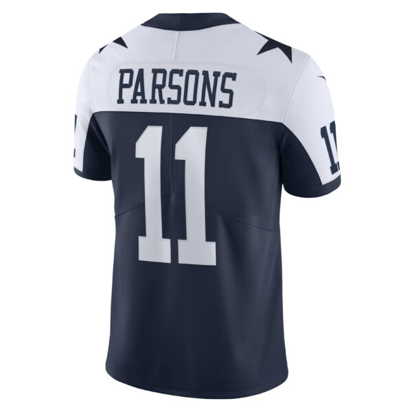 Men’s Dallas Cowboys Micah Parsons Nike Navy Alternate Vapor Limited Jersey