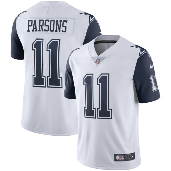 Men’s Dallas Cowboys Micah Parsons Nike White Alternate 2 Vapor Limited Jersey