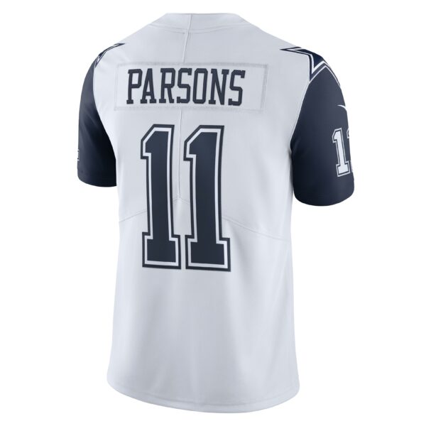 Men’s Dallas Cowboys Micah Parsons Nike White Alternate 2 Vapor Limited Jersey