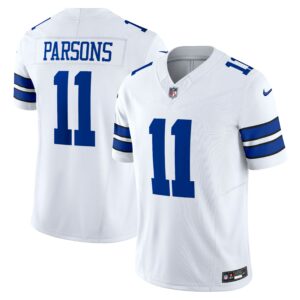 Men's Dallas Cowboys Micah Parsons Nike White Vapor F.U.S.E. Limited Jersey