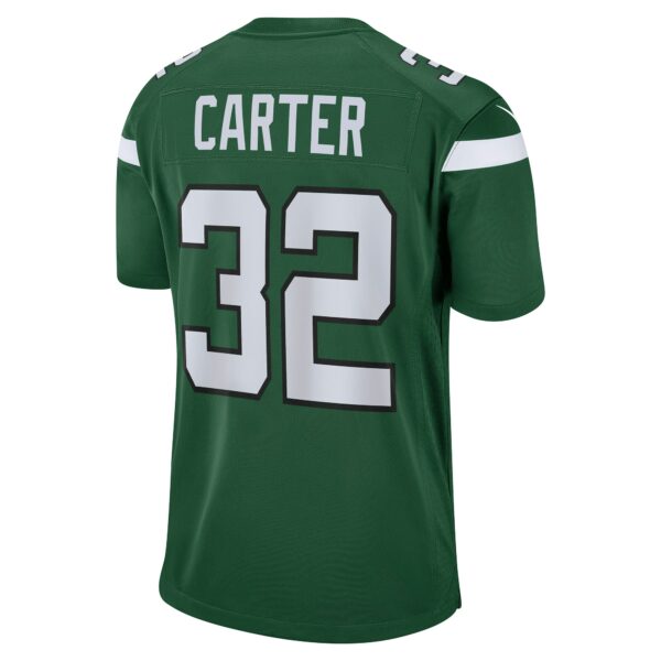 Men’s New York Jets Michael Carter Nike Gotham Green Game Jersey