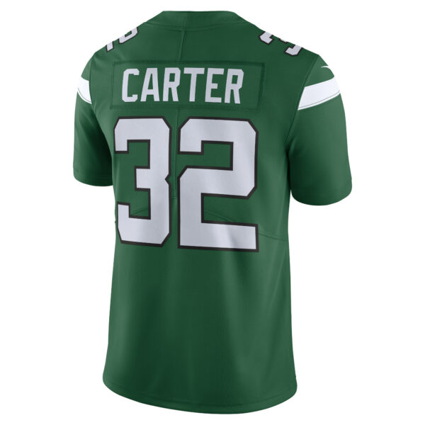 Men’s New York Jets Michael Carter Nike Green Vapor F.U.S.E. Limited Jersey