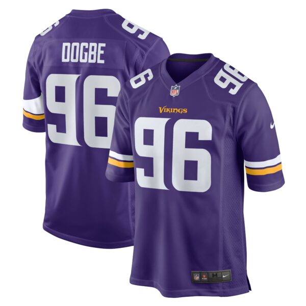 Men’s Minnesota Vikings Michael Dogbe Nike Purple Team Game Jersey