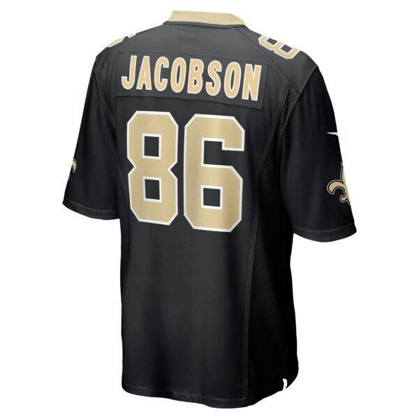 Men’s New Orleans Saints Michael Jacobson Nike Black Game Jersey