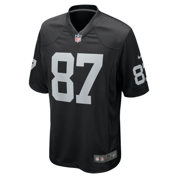 Men’s Las Vegas Raiders Michael Mayer Nike Black 2023 NFL Draft Pick Game Jersey