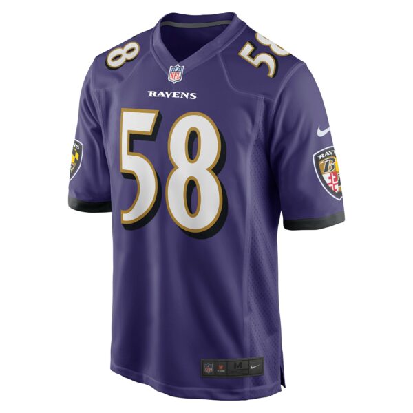 Men’s Baltimore Ravens Michael Pierce Nike Purple Player Game Jersey