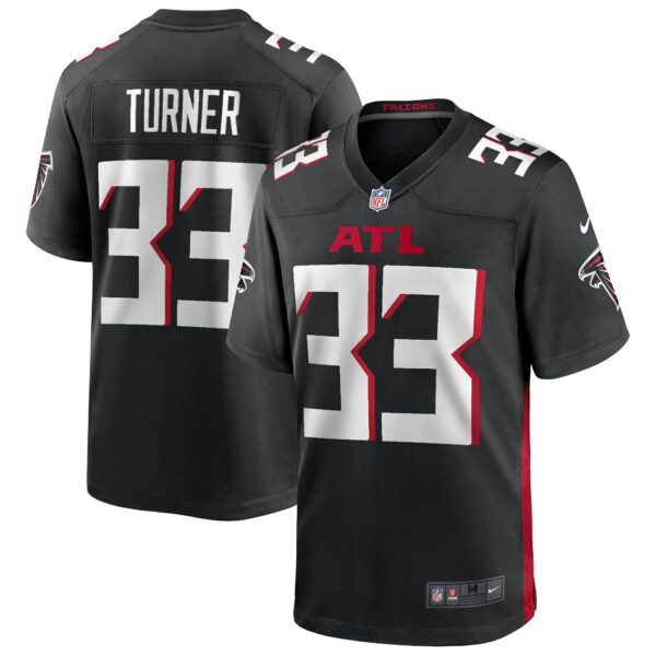 Men’s Atlanta Falcons Michael Turner Nike Black Game Retired Player Jersey