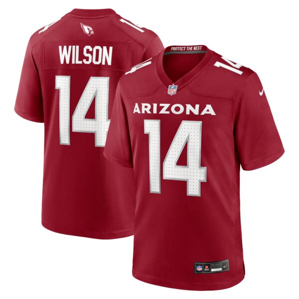 Men’s Arizona Cardinals Michael Wilson Nike Cardinal Team Game Jersey