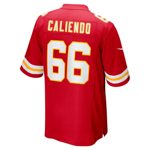 Men’s Kansas City Chiefs Mike Caliendo Nike Red Game Player Jersey