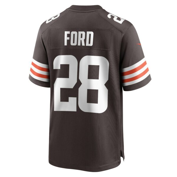 Men’s Cleveland Browns Mike Ford Nike Brown Team Game Jersey