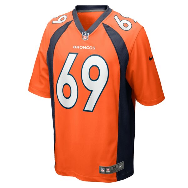 Men’s Denver Broncos Mike McGlinchey Nike Orange Game Player Jersey