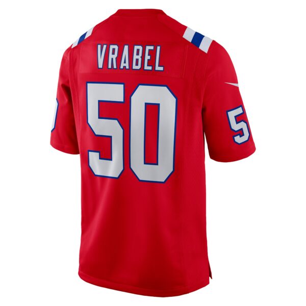 Men’s New England Patriots Mike Vrabel Nike Red Retired Player Alternate Game Jersey