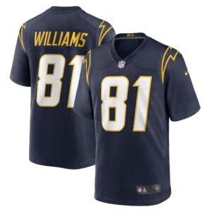 Men's Los Angeles Chargers Mike Williams Nike Navy Alternate Team Game Jersey