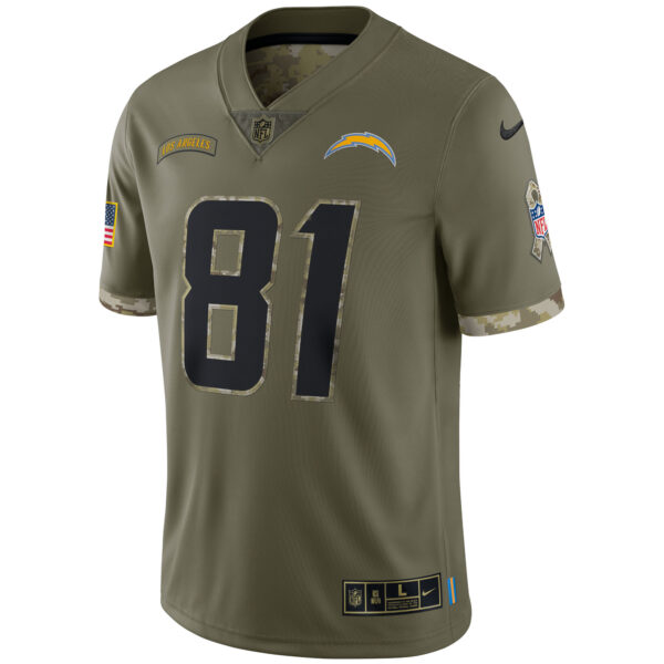 Men’s Los Angeles Chargers Nike Olive 2022 Salute To Service Limited Jersey