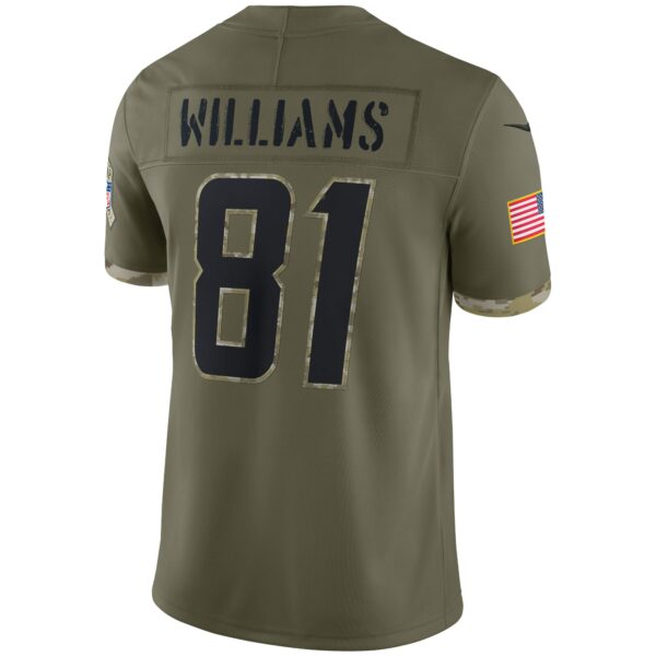 Men’s Los Angeles Chargers Nike Olive 2022 Salute To Service Limited Jersey