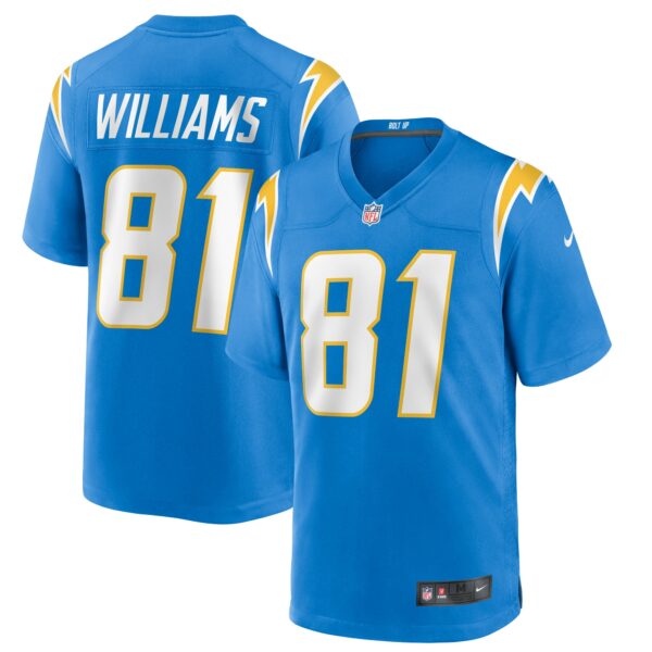 Men’s Los Angeles Chargers Mike Williams Nike Powder Blue Game Jersey