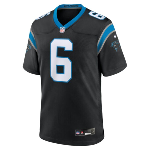 Men’s Carolina Panthers Miles Sanders Nike Black Team Game Jersey