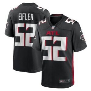 Men's Atlanta Falcons Milo Eifler Nike Black Game Jersey