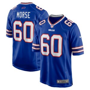 Men's Buffalo Bills Mitch Morse Nike Royal Game Player Jersey