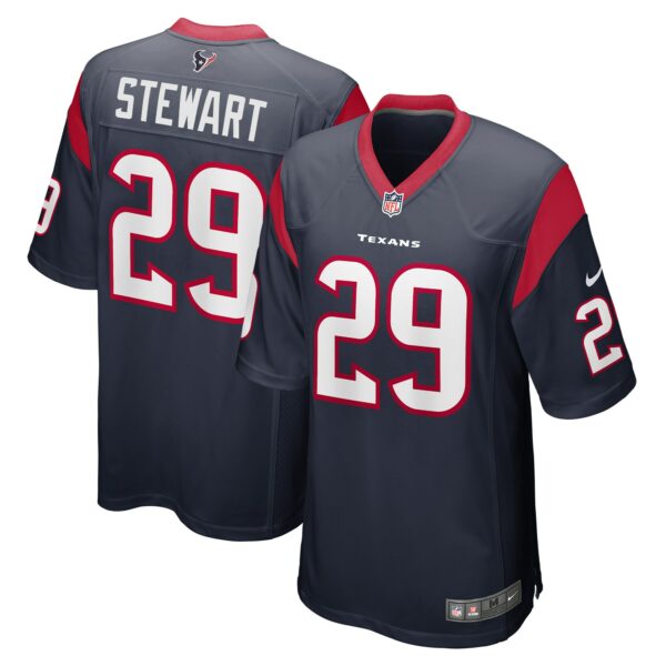 Men’s Houston Texans M.J. Stewart Nike Navy Game Player Jersey