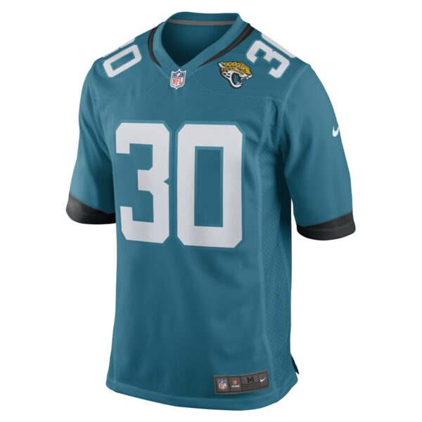 Men’s Jacksonville Jaguars Montaric Brown Nike Teal Game Player Jersey