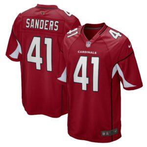 Men's Arizona Cardinals Myjai Sanders Nike Cardinal Game Player Jersey