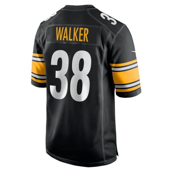 Men’s Pittsburgh Steelers Mykal Walker Nike Black Team Game Jersey