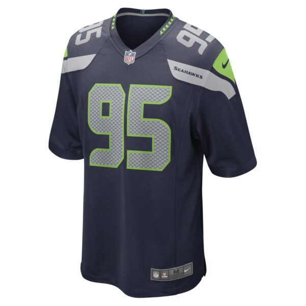 Men’s Seattle Seahawks Myles Adams Nike College Navy Game Player Jersey