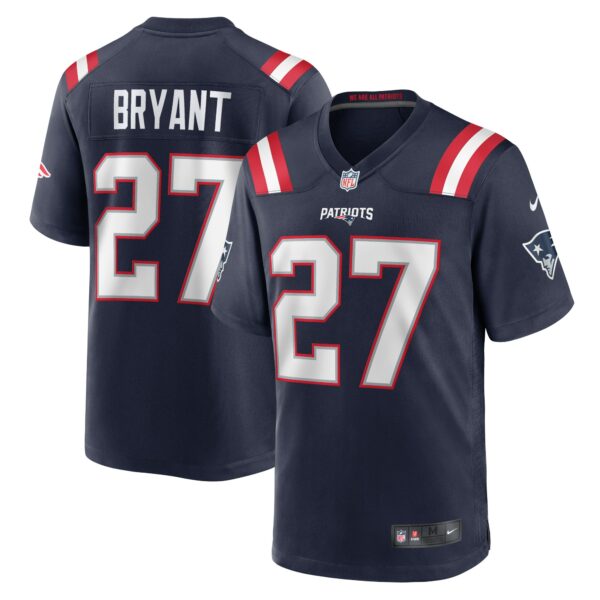 Men’s New England Patriots Myles Bryant Nike Navy Game Player Jersey