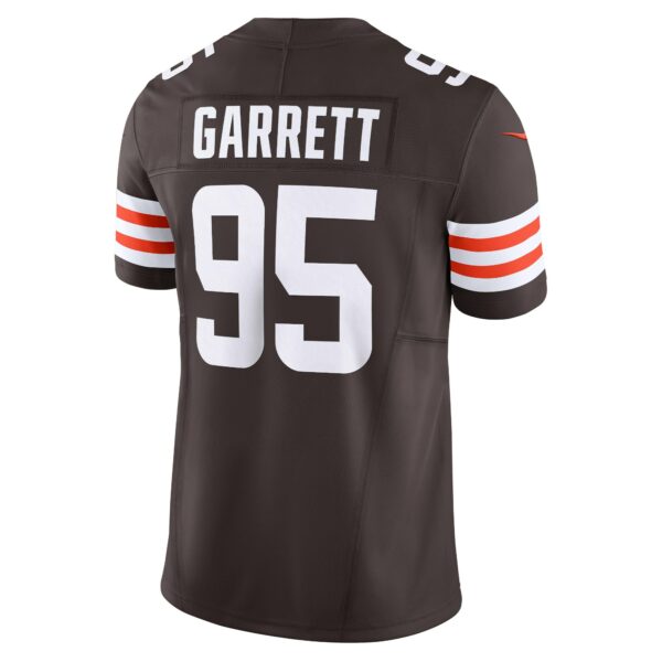 Men’s Cleveland Browns Myles Garrett Nike Brown Vapor F.U.S.E. Limited Jersey