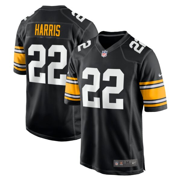 Men’s Pittsburgh Steelers Najee Harris Nike Black Game Player Jersey