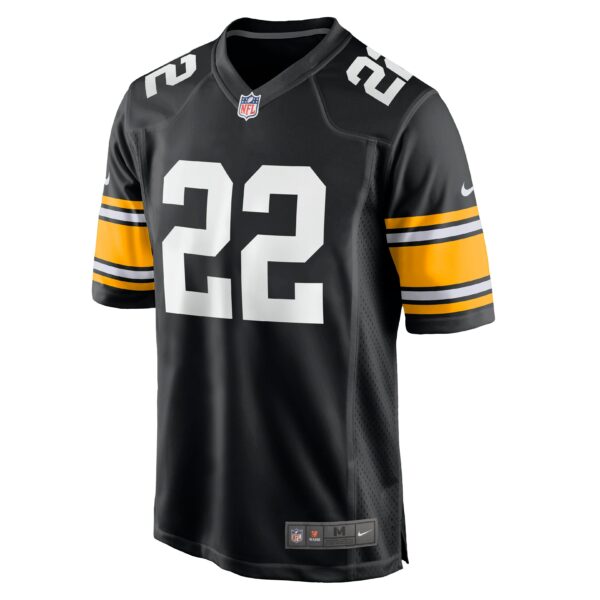 Men’s Pittsburgh Steelers Najee Harris Nike Black Game Player Jersey