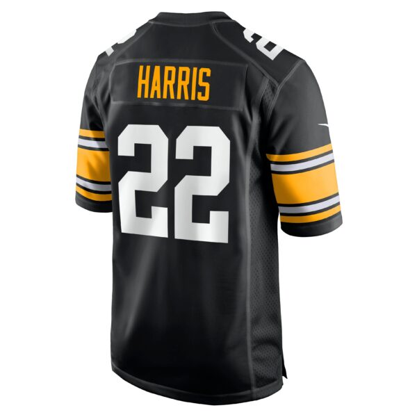 Men’s Pittsburgh Steelers Najee Harris Nike Black Game Player Jersey