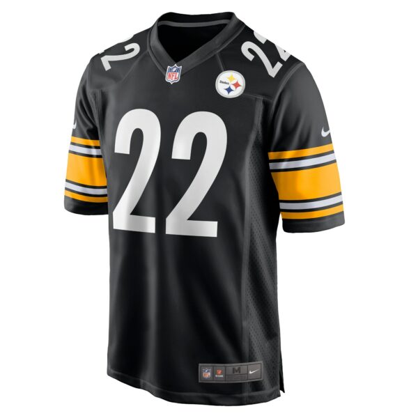 Men’s Pittsburgh Steelers Najee Harris Nike Black Player Game Jersey