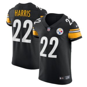 Men's Pittsburgh Steelers Najee Harris Nike Black Vapor Elite Jersey