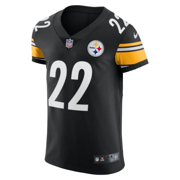 Men’s Pittsburgh Steelers Najee Harris Nike Black Vapor Elite Jersey