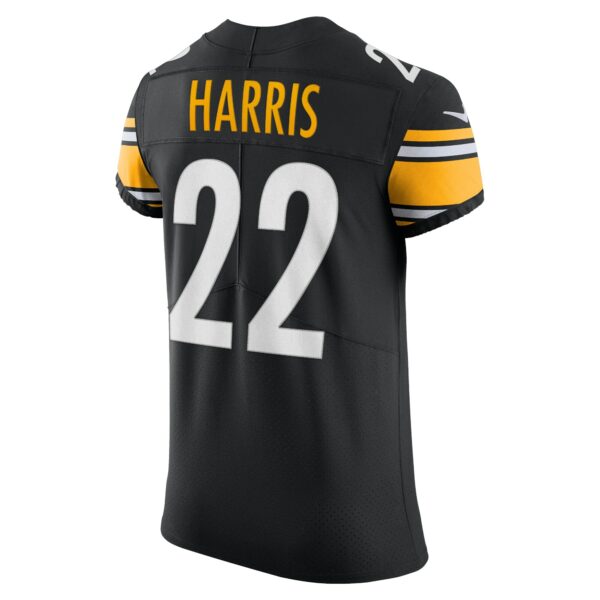 Men’s Pittsburgh Steelers Najee Harris Nike Black Vapor Elite Jersey