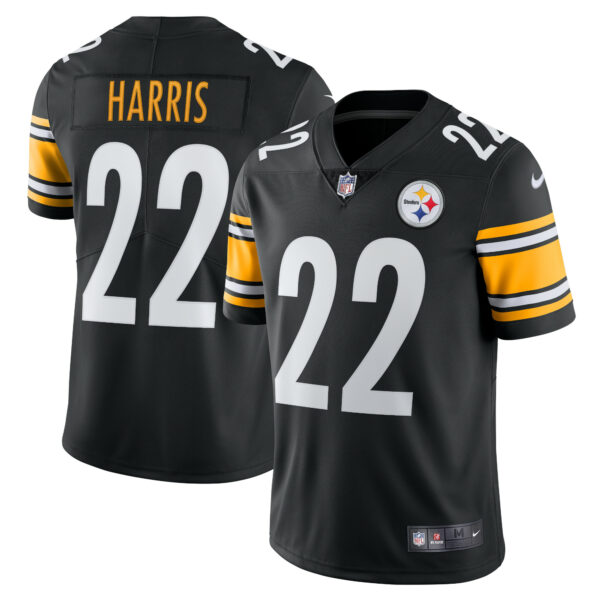 Men’s Pittsburgh Steelers Najee Harris Nike Black Vapor Limited Jersey