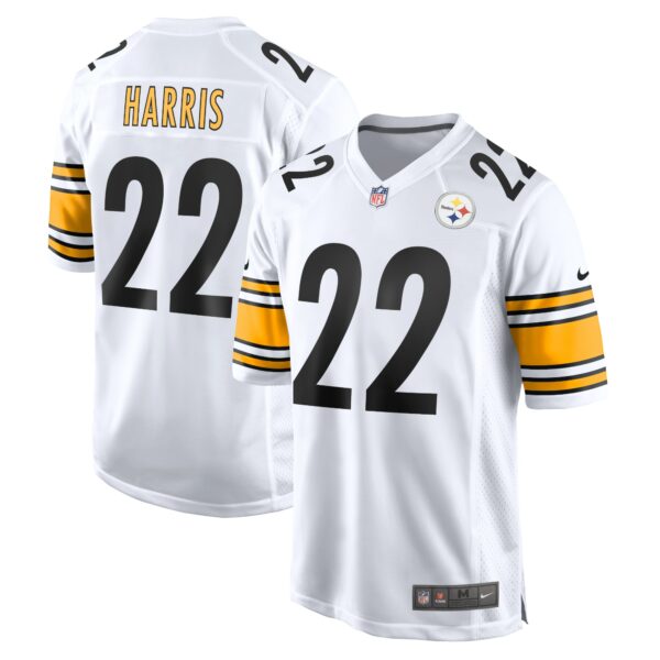 Men’s Pittsburgh Steelers Najee Harris Nike White Game Jersey