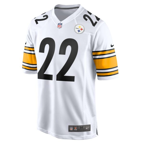 Men’s Pittsburgh Steelers Najee Harris Nike White Game Jersey