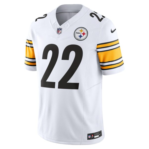 Men’s Pittsburgh Steelers Najee Harris Nike White Vapor F.U.S.E. Limited Jersey