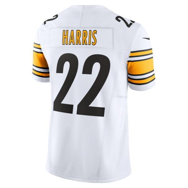 Men’s Pittsburgh Steelers Najee Harris Nike White Vapor F.U.S.E. Limited Jersey