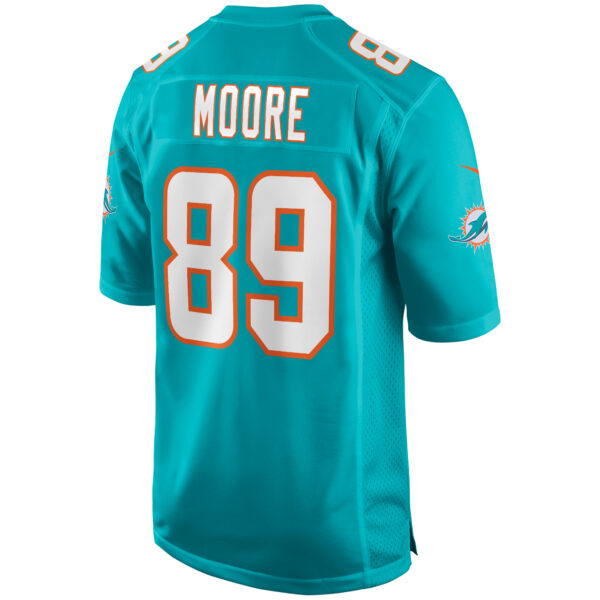 Men’s Miami Dolphins Nat Moore Nike Aqua Game Retired Player Jersey