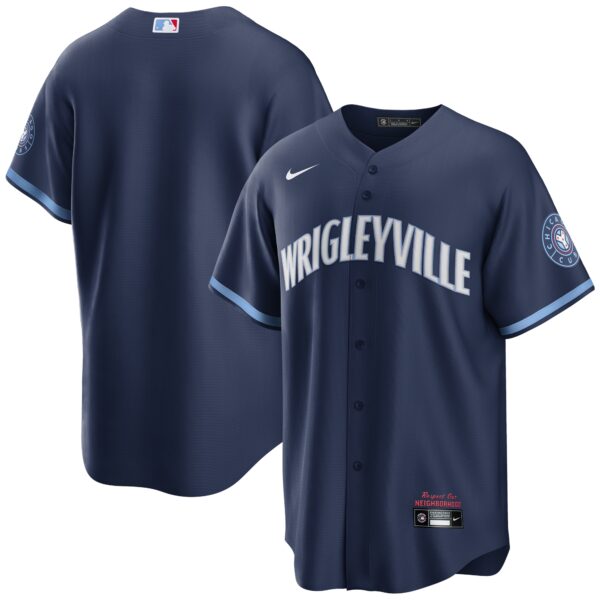 Men’s Chicago Cubs Nike Navy City Connect Replica Jersey