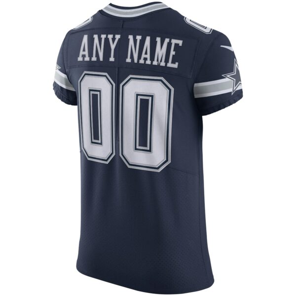 Men’s Dallas Cowboys Nike Navy Vapor Elite Custom Jersey