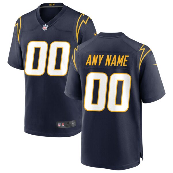 Men’s Los Angeles Chargers Nike Navy Alternate Custom Game Jersey