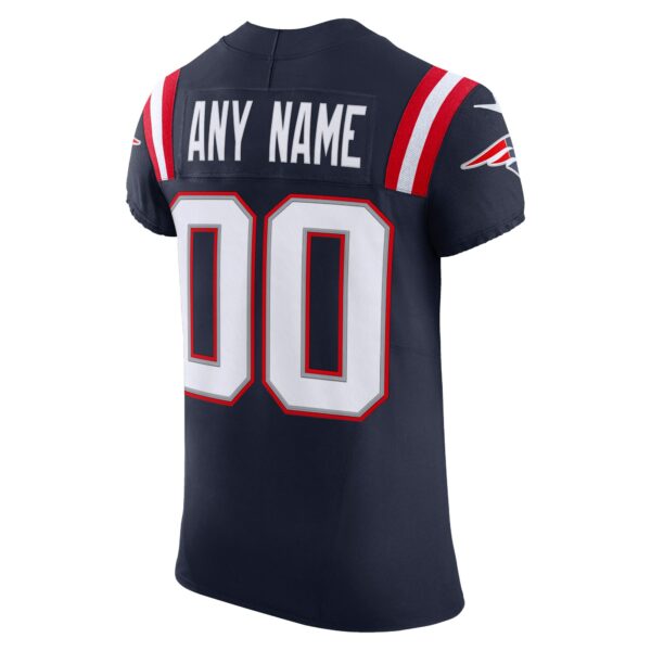 Men’s New England Patriots Nike Navy Vapor F.U.S.E. Elite Custom Jersey